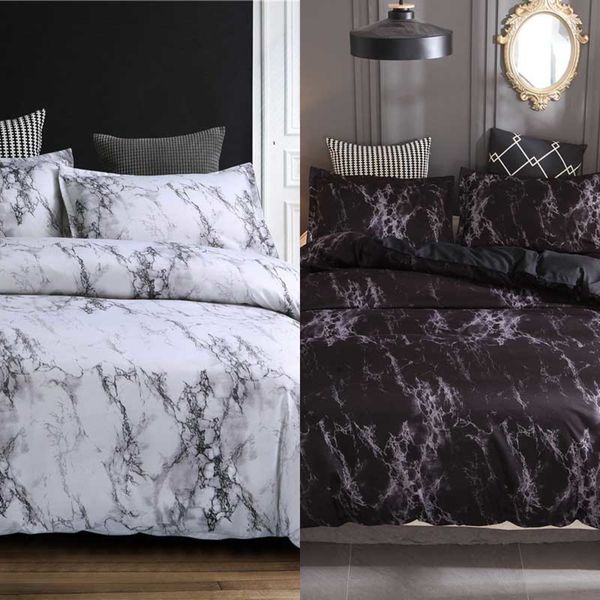 

marble lines bedding set duvet cover comforter bedding sets 5 colors bedclothes bed linen 8 szie twin double  quilt cover c0223