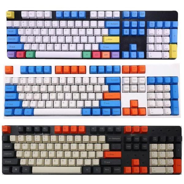 

keyboards printed pbt keycap for mechanical keyboard 108 keys full set keycaps cap