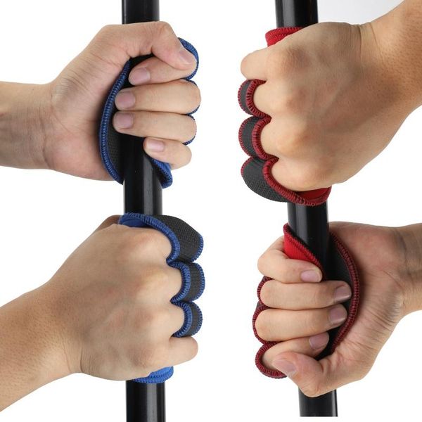 

elbow & knee pads anti skid weight lifting training gloves fitness sports dumbbell grips gym workout exercises hand palm protector, Black;gray