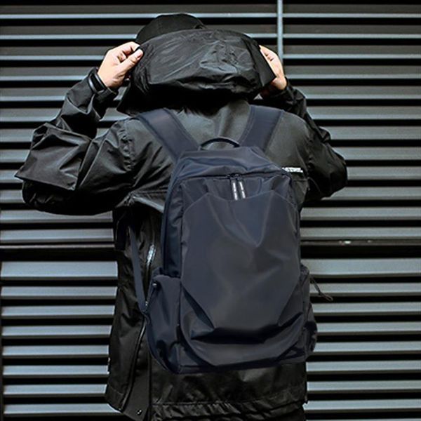 

men backpack school fashion bag water proof external usb charge rucksack