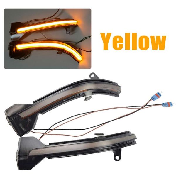 

emergency lights 2pcs led dynamic mirror indicator light for 5 6 7 series f10 f11 f07 f06 f12 f13 f01 f02 flowing turn signal blinker la