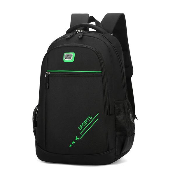 

large capacity men backpacks boys school bags for teens nylon black bagpack