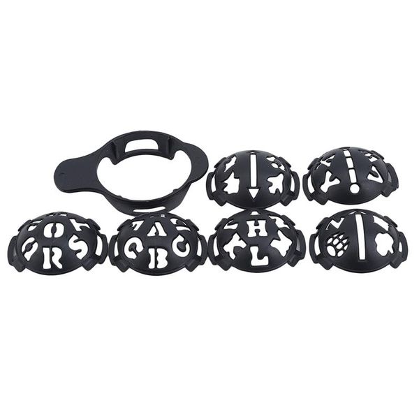 

7pcs/set hollow alphabet golf ball line liner marker pen drawing alignment marks tool set equipment accessories