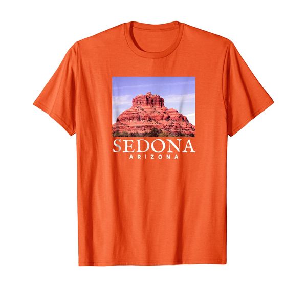 

sedona arizona t-shirt, bell rock in sedona shirt, White;black