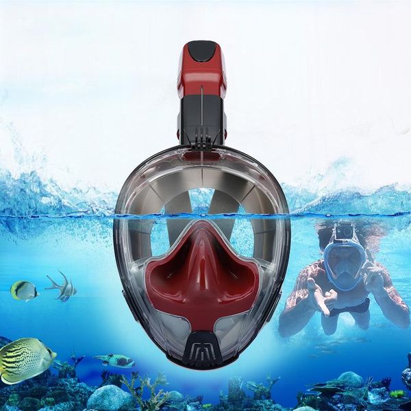 

2021 new professional snorkeling diving mask underwater scuba anti-fog breathable swimming mask set for men women drop shipping