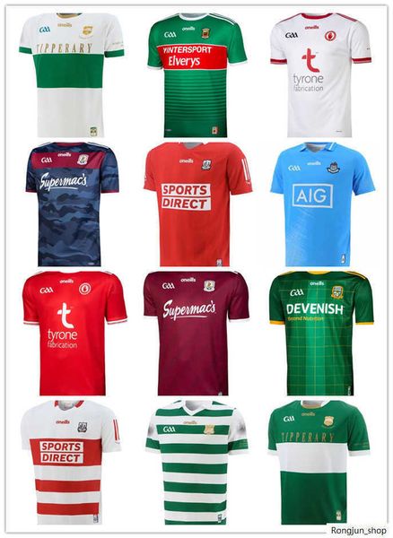 

2021 2022 dublin cork rugby jerseys 21 22 gaa galway kerry limerick shirt mayo meath tipperary tyrone sports jersey, Black;gray