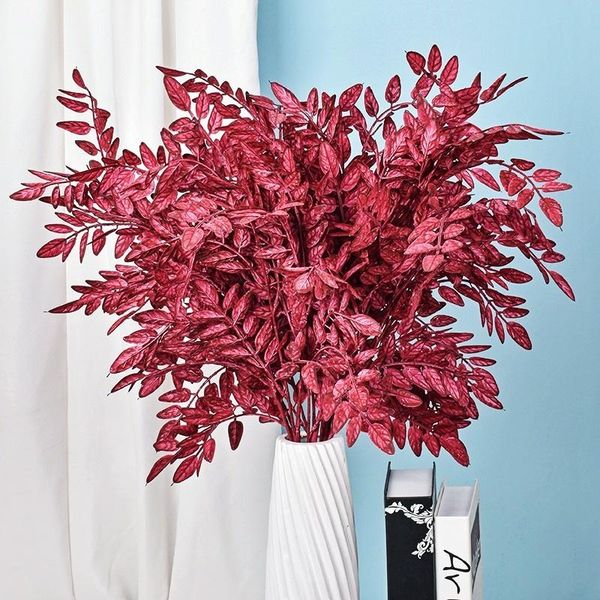 

decorative flowers & wreaths artificial flower, single branch, length 81cm, pink, locust leaf, suitable for home decoration,wedding scene,ho