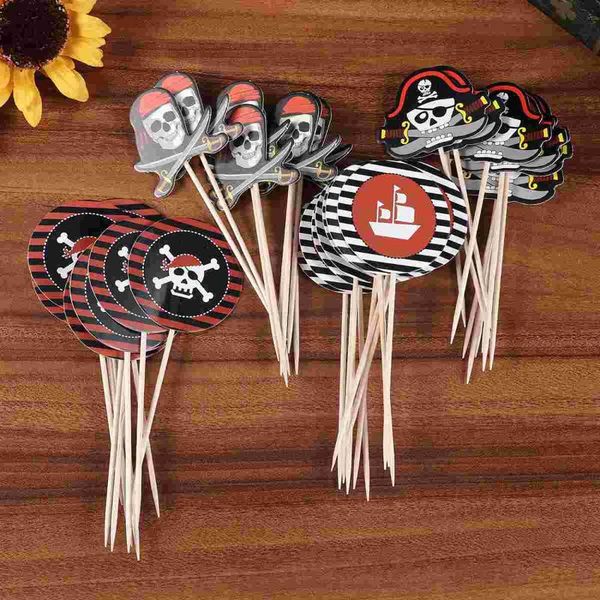 

other festive & party supplies 40pcs pirate cake decoration ers baking cupcake picks