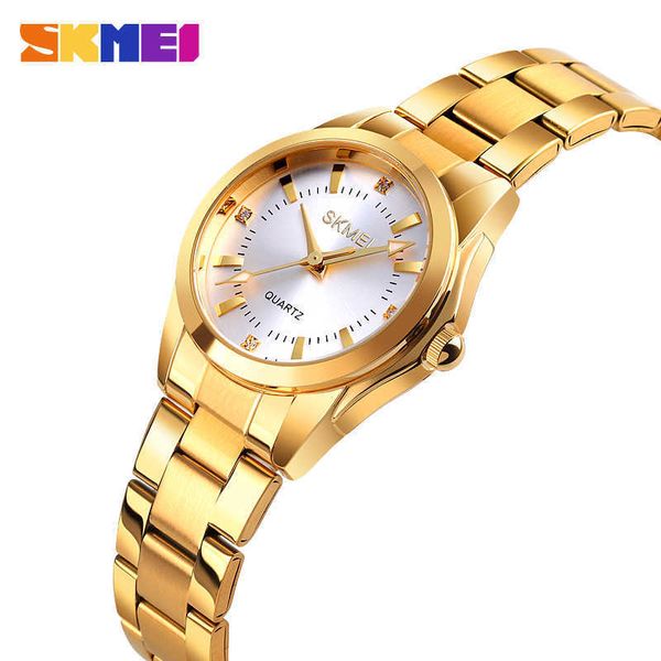 SKMEI Casual Frauen Romantische Quarzuhren Luxus Weibliche Mädchen Uhr Wasserdichte Damen Armbanduhren Relogio Feminino 1620 210616