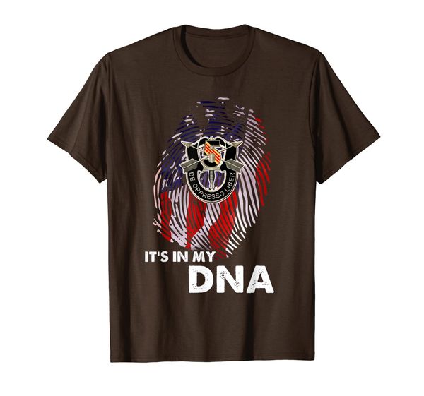 

5th special forces group it's in my dna t-shirt, White;black