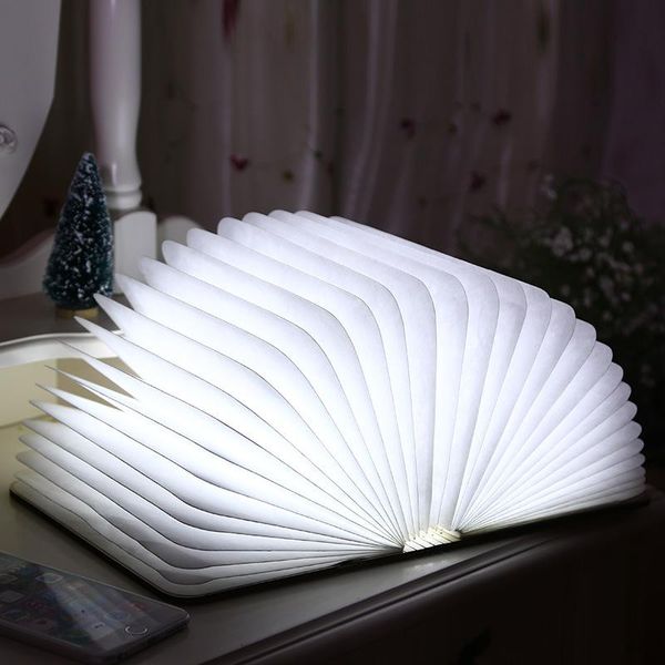 

book lights led folding light creative table lamp home novelty decorative usb rechargeable lamps night llight 216x170x23mm