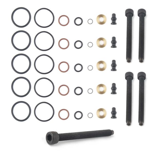 Kit guarnizioni iniettori +5 bulloni per VW Touareg 2.5TDI Transporter 2.5TDI AXD BLJ AX BAC Car