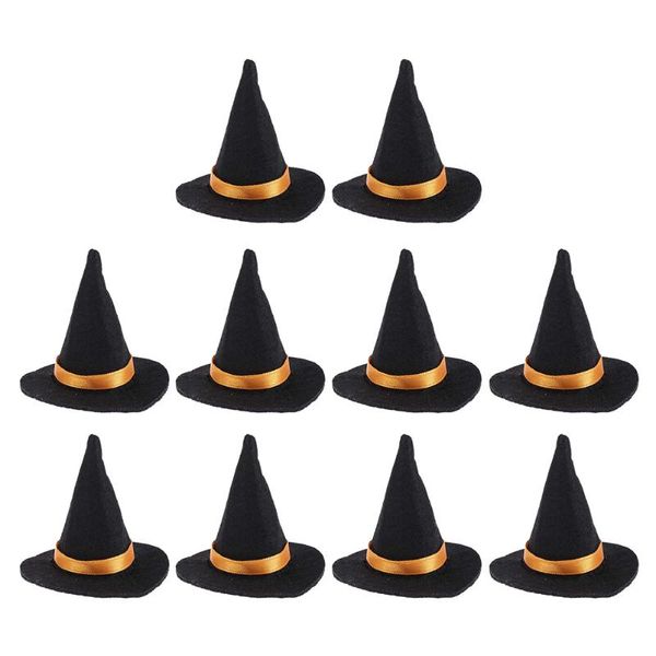 

party hats 10pcs mini witch felt bottle covers for