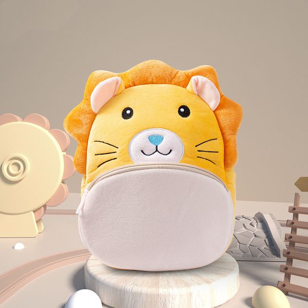 

new kindergarten cartoon school bag for boys and girls 1-3-5 years old small school bag cute animal children baby backpack, Black;red