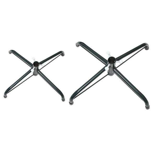 

christmas decorations 2pcs metal tree durable xmas bases household supplies
