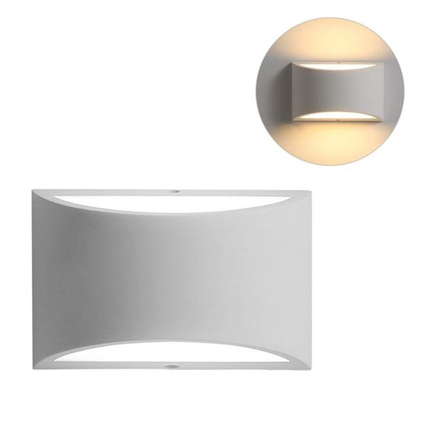 

wall lamp led 5w warm white creative modern minimalist plaster lamp(black)