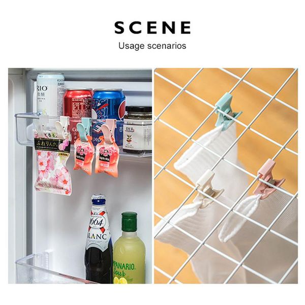 

bag clips 4 pcs plastic sealing clip refrigerator sauce storage fresh food home organizer kitchen tools folder