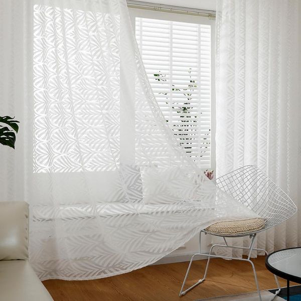 

curtain & drapes kitchen tulle curtains modern home window decoration white sheer voile for living room 2 panel bedrooms