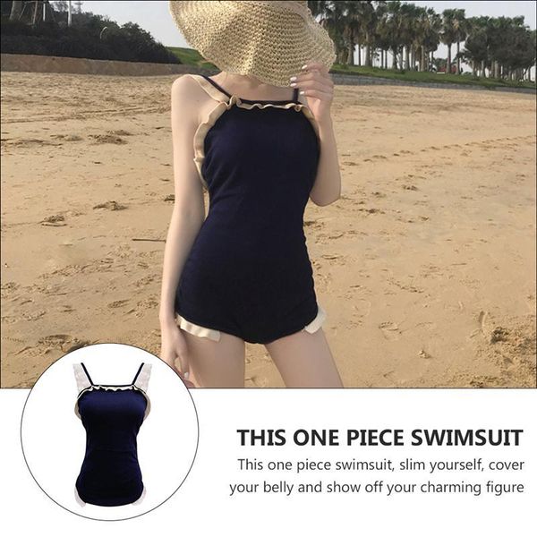 

women's swimwear women open back swimsuit beach and spring one piece, White;black