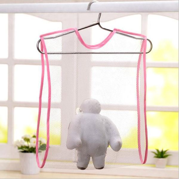 

laundry storage & organization windproof drying net rack fine mesh print multifunctional pillow toys sun underwear bag hanging #t1p