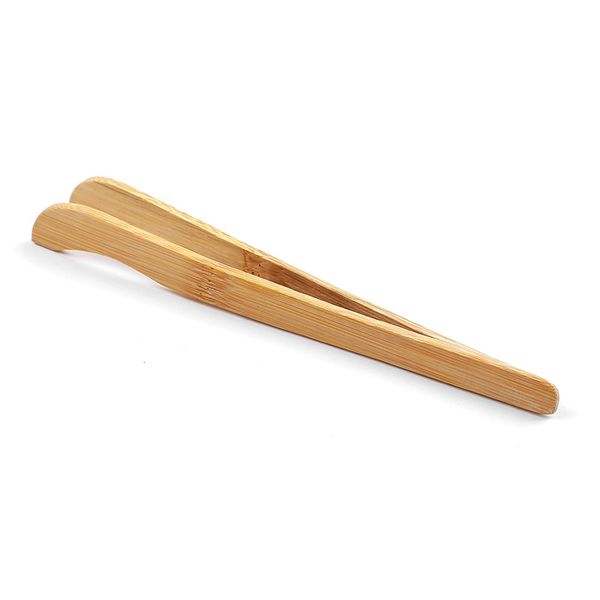 

bamboo tea tweezer food toast salad tongs kongfu tea clip