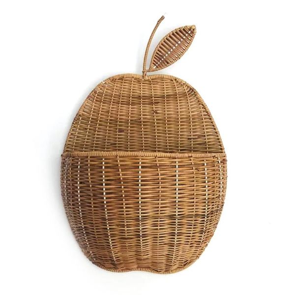 

storage baskets wall hanging basket room decoration nordic style po pography prop brown