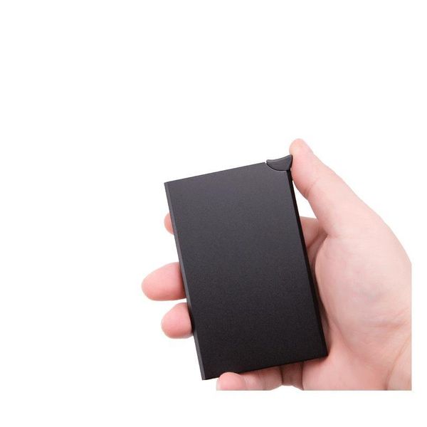 

rfid wallet aluminum metal credit business mini card wallet 2020 dropshipping man women smart wallet business car jllqrm