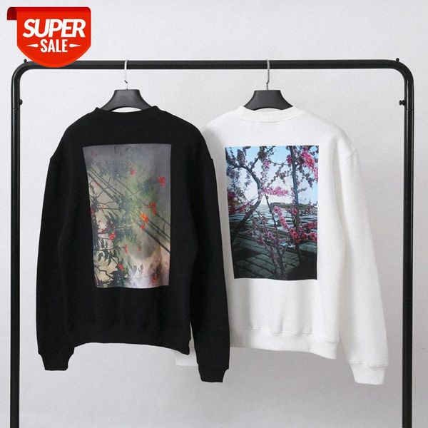 

fear of god fog eentials floral p print crew neck sweatshirt #be83, Black