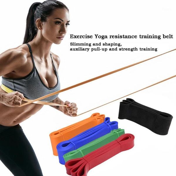 

resistance bands 1 * pack fitness band rubber yoga stretch gym training home equipment1