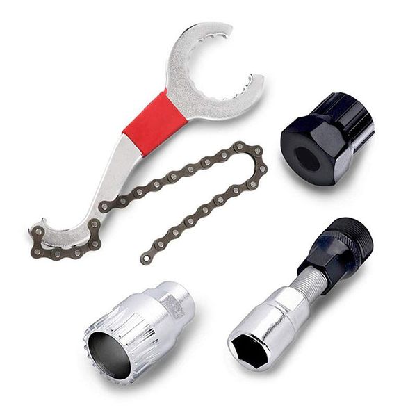 

tools bicycle repair set crank extractor puller bike bottom bracket lockring remover wrench mtb mountain road repaire kit