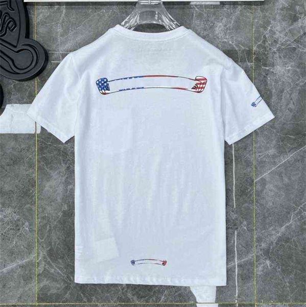 

mens classic ch t shirts short sleeves summer letter horseshoe sanskrit cross print sweatshirts t-shirts woman designer loose tees x5p7, White;black