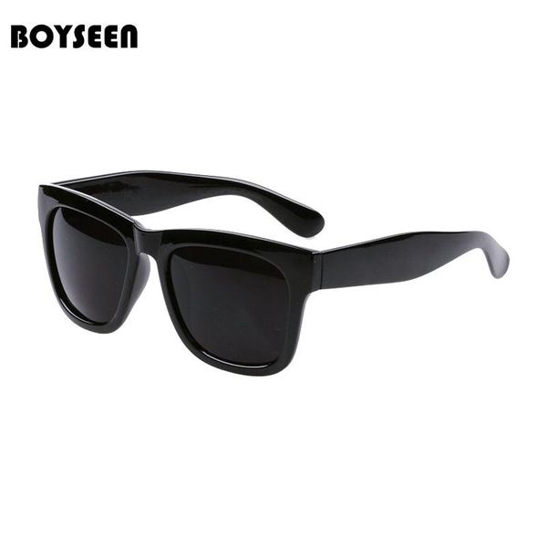 

sunglasses boyseen fashion men brand designer classic mens retro rivet shades sun glasses uv400 8235, White;black
