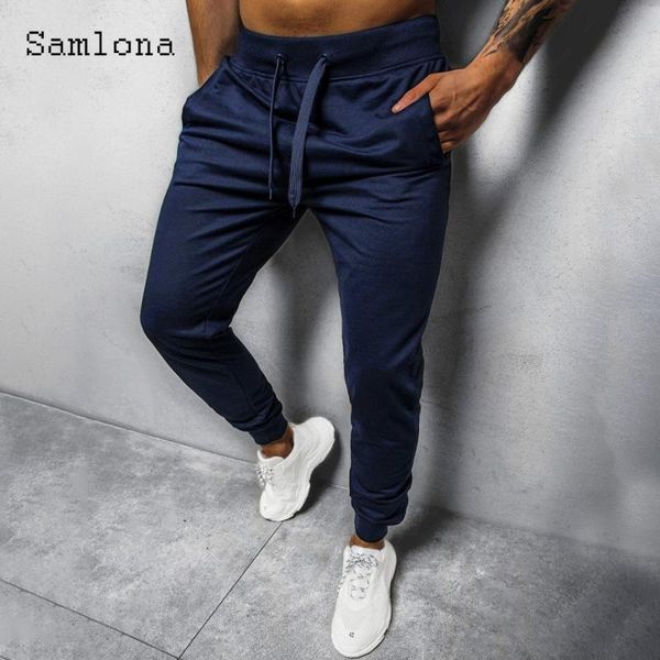 

men's pants plus size 3xl stand pocket casual skinny drawstring pencil trouser solid fashion hip hop sweatpants men streetwear, Black
