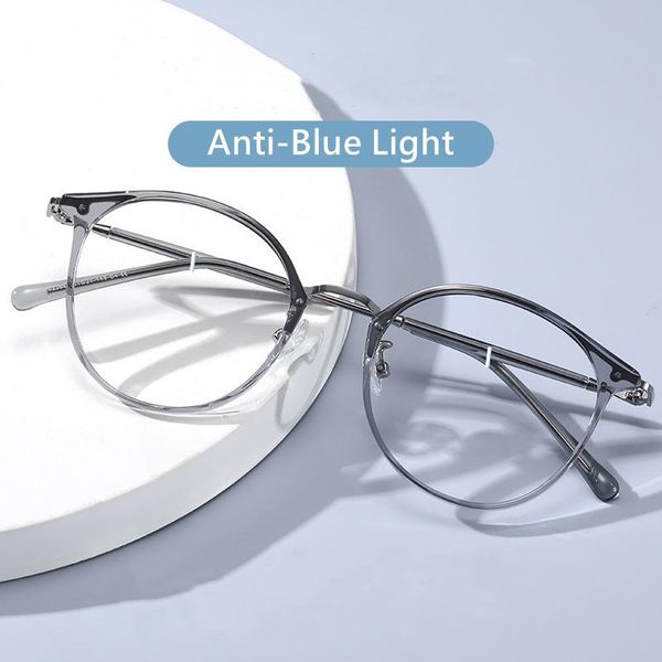 

sunglasses tangowo fashion women's glasses frame retro round goggles ultralight myopia optical anti blue light computer decorative 2264, White;black