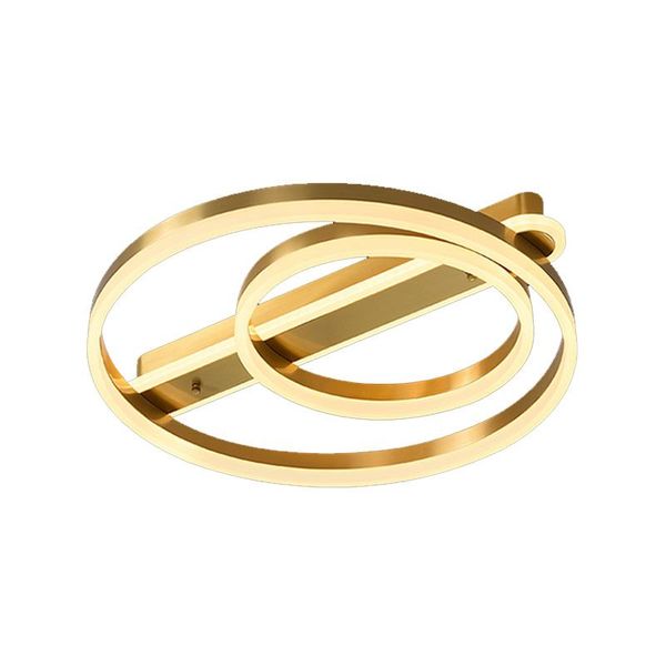 

ceiling lights golden luxury led modern minimalist bedroom study interior decor copper lamp fixtures dimmable ac85-265v