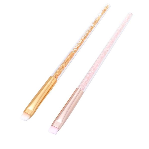 

makeup brushes bevel eyebrow brush angled acrylic rhinestone eye maquiagem