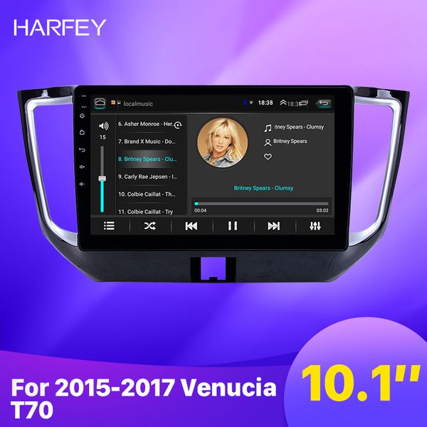 

10.1 inch android car dvd gps radio player for venucia t70 2015-2017 with hd touchscreen aux bluetooth support carplay obd2