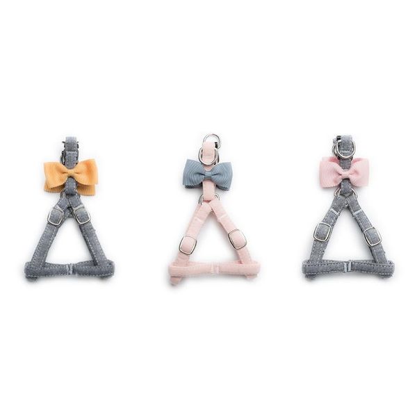 

dog collars & leashes trsnser collar cloth yellow pet cat dogs tie bow vest set chest straps belt adjustable harness bule 19mer21 p35