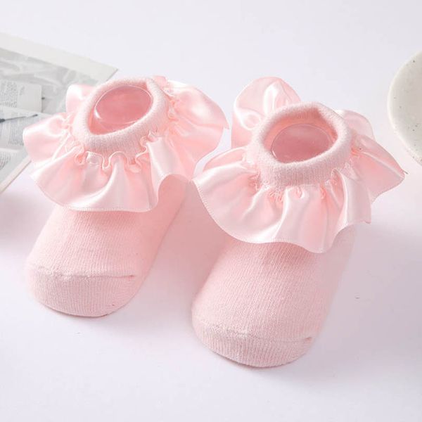 

baby socks infant booties cotton girls accessories lace spring autumn summer sock princess cute newborn clothes wear 0-2t b7585, Pink;yellow