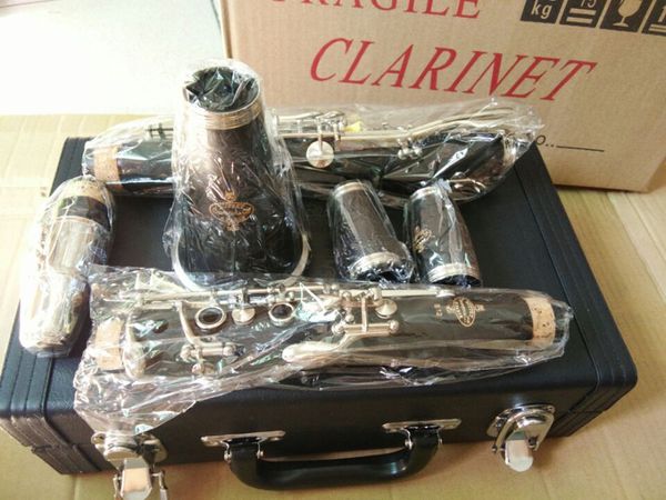 New Clarinet Buffet B12 17 key BB Tune Bakelite tocando clarinete de instrumentos musicais com acessórios