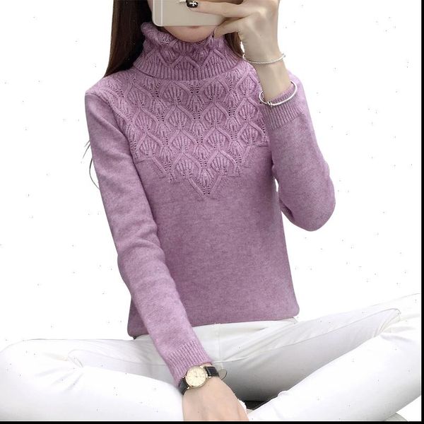 

turtleneck sweater women autumn winter sweaters and pullover 2021 knit high elastic jumper women pullover female pull femme, White;black