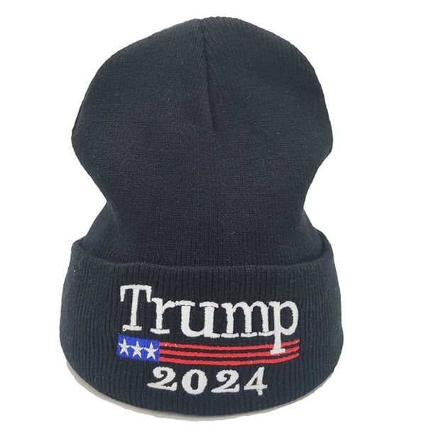 

2024 trump hat presidential election spring knitted caps trump letters knitting hats winter beanies skull cap for men and women g3302, Yellow