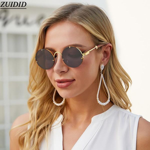 

sunglasses 2021 trend fashion vintage round vasos decorativos classic women lunette de soleil femme zonnebril dames, White;black