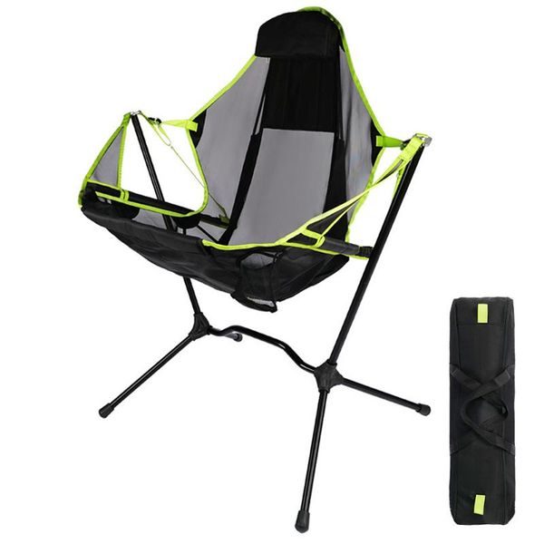 

fishing accessories portable foldable camping swinging chair ultralight leisure for outdoor adjustable beach moon
