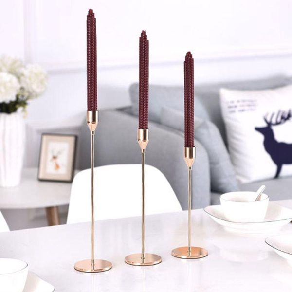 

3pcs/set simple candlestick candle holder simple wedding dinning party bar living room decoration