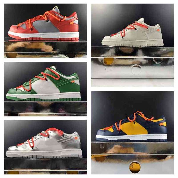 

shoes og shoelace low white silver green red yellow desginer skateboard men women comfortable trainer sneakers ct0856- 800