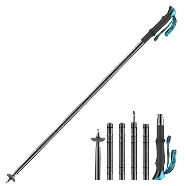 

trekking poles multifunction aluminum alloy 115cbm alpenstock outdoor sports self-