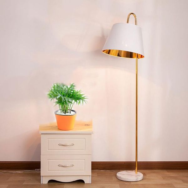 

nordic led floor lamp black cloth lampshade standing lamps for living room bedroom decoration stand light fixtures