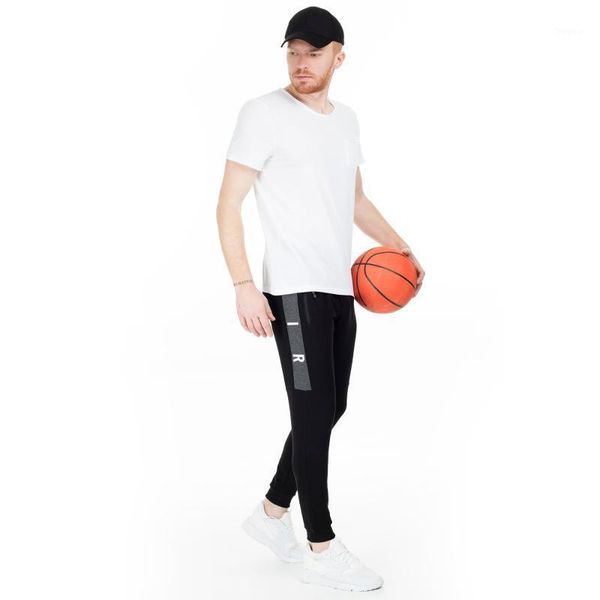 

buratti air printed sweatpants men 's track suit six 159air men's pants, Black