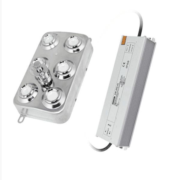 

humidifiers dc48v 6 head industrial ultrasonic mist maker fogger atomizer with moisture-proof power supply fog